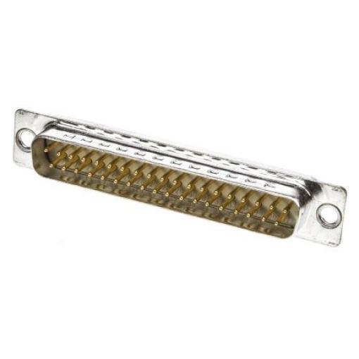 HARTING Konektor D-Sub, řada: D-Sub, počet kontaktů: 37, orientace těla: Rovný, Montáž do panelu, D-SUB, 1 kV, C