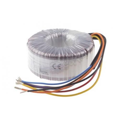 RS PRO Toroidní transformátor, počet výstupů: 2, primární napětí: 2 x 115 V ac, sekundární napětí: 2 x 12 V ac 100 VA,