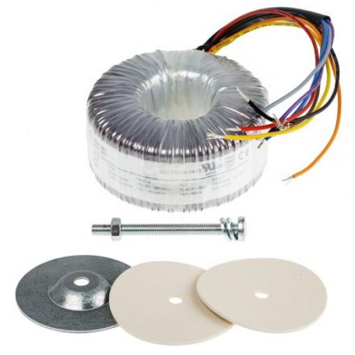 RS PRO Toroidní transformátor, počet výstupů: 2, primární napětí: 2 x 115 V ac, sekundární napětí: 2 x 24 V ac 1000 VA,