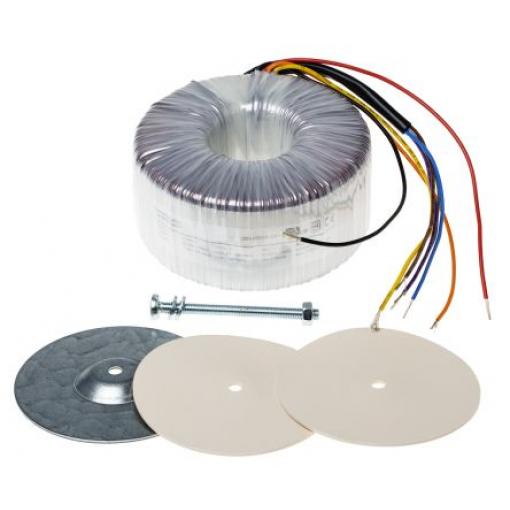 RS PRO Toroidní transformátor, počet výstupů: 2, primární napětí: 2 x 115 V ac, sekundární napětí: 2 x 40 V ac 1000 VA,