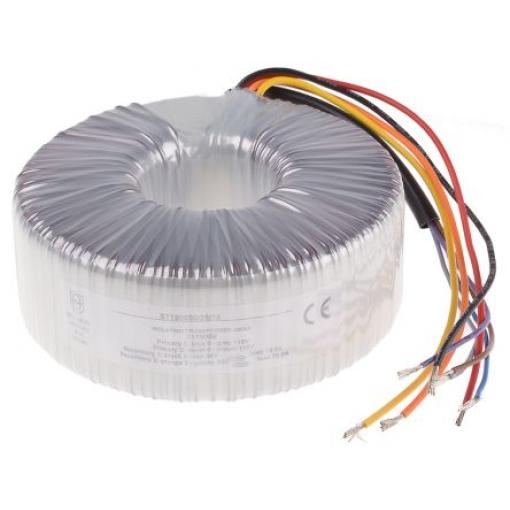 RS PRO Toroidní transformátor, počet výstupů: 2, primární napětí: 2 x 115 V ac, sekundární napětí: 2 x 24 V ac 400 VA,