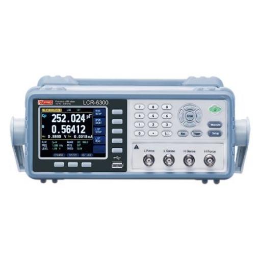 Měřič LCR, číslo modelu: LCR-6100 Pracovní stůl 9.9 mF 99 mΩ 9999 h 300 kHz RS PRO
