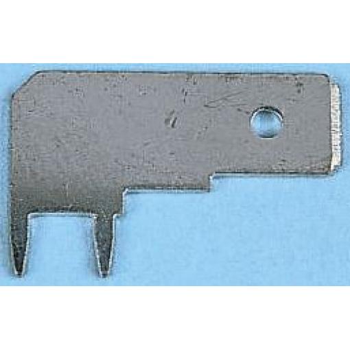 Keystone Zásuvný konektor, řada: PC QUICK-FIT Neizolované, 6.35 x 0.81 mm, Černá Vnější, celková délka: 20.04 mm,