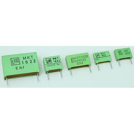 Vrstvové kondenzátory, řada: MKT 1822, Průchozí otvor 330 nF 200 V ac 400 V dc Vishay 0.8 mm