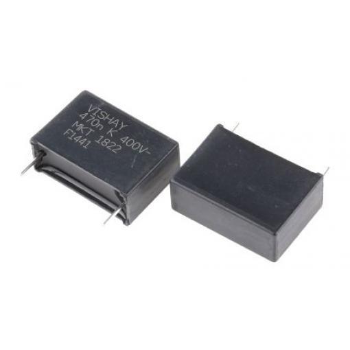 Fóliový kondenzátor, řada: MKT 1822 470nF ±10% 200 V ac, 400 V dc, Průchozí otvor Vishay