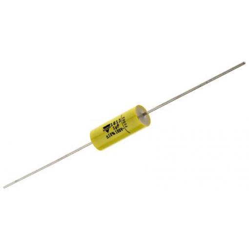 Vrstvové kondenzátory, řada: MKT 1813, Průchozí otvor 1 μF 63 V ac 100 V dc Vishay 0.8 mm
