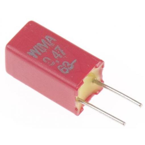 Vrstvové kondenzátory, řada: MKS02, Průchozí otvor 470 nF 40 V ac 63 V dc WIMA 0.4 mm