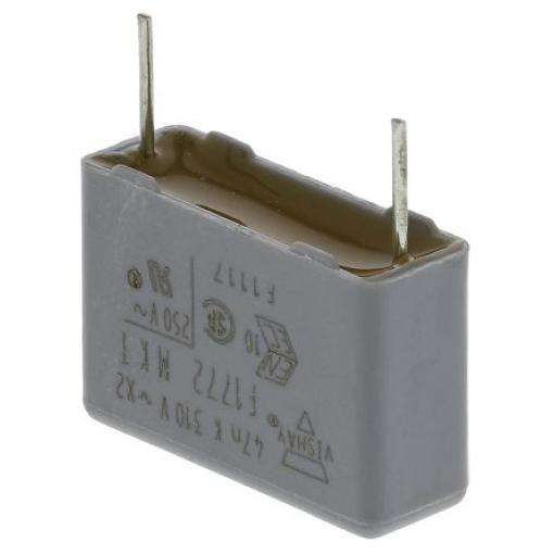 Vrstvové kondenzátory, řada: F1772, Průchozí otvor 47 nF 310 V ac 310 V dc Vishay AEC-Q200 0.8 mm