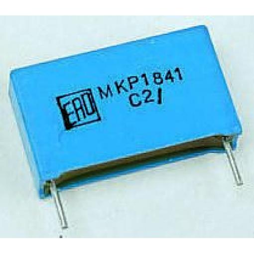 Vrstvové kondenzátory, řada: MKP1841 4.7 nF ±5 % 2 kV dc 700 V ac, Průchozí otvor 0.8 mm Vishay