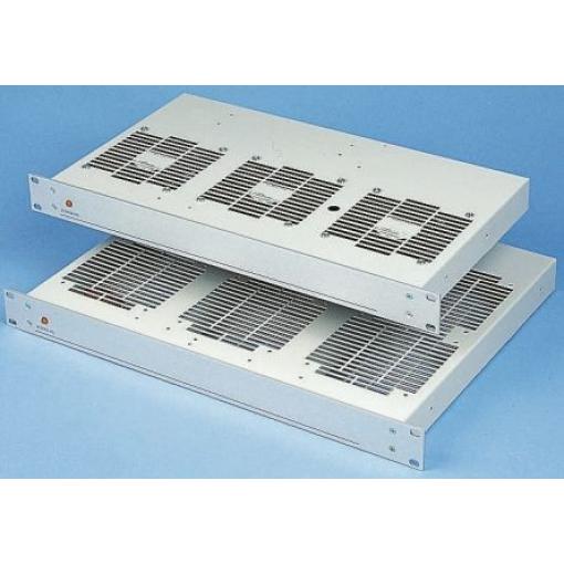 RS PRO Ventilátorová přihrádka Kuličkové Ventilátorový zásobník pro montáž do racku 1 U racková jednotka