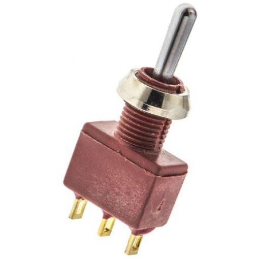 C & K Přepínač IP57 Panel SPDT Zap-vyp-zap ovládání 7.5 A Pájecí 28 V dc