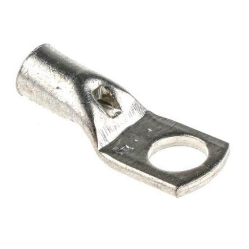 Očková koncovka krimpovací, řada: CT6, pokovení: Cín, M6, Šedá, 150 °C, max. AWG: 10 AWG, Neizolované, RS PRO