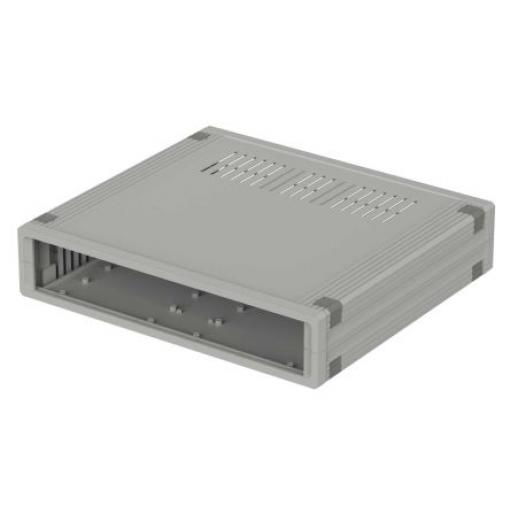 Bopla Pouzdro, řada: Ultramas IP40 Odvětrávaný ABS 62.2 mm barva Šedá 290.9 mm 258.9 mm