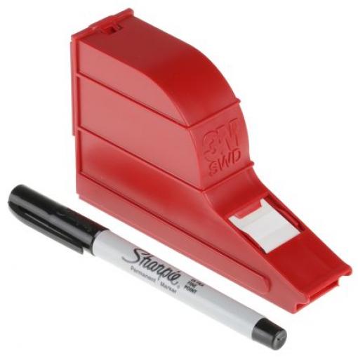 Sada pro označování kabelů, řada: SWD barva Bílá 2.43 m x 19mm 3M 11lb/in SWD