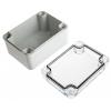 Fibox Pouzdro, řada: Piccolo IP67, IP66 Nestíněný barva Šedá IK08 barva Průhledné Polykarbonát 110 mm 65 mm 80 mm