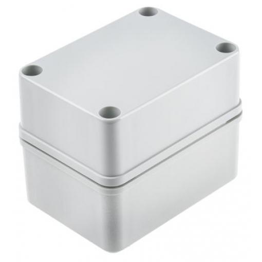 Fibox Pouzdro, řada: Piccolo IP67, IP66 Nestíněný barva Šedá IK08 barva Šedá Polykarbonát 110 mm 85 mm 80 mm Polyuretan