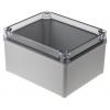 Fibox Pouzdro, řada: Piccolo IP66, IP67 Nestíněný barva Šedá IK08 barva Průhledné Polykarbonát 170 mm 95 mm 140 mm
