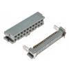 Konektor IDC, řada: 3000, rozteč: 2.54mm, počet kontaktů: 20, počet řad: 2, orientace těla: Pravý úhel, Samice, IDC,