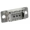 Konektor D-Sub IDC, řada: 8300, rozteč: 2.74mm, počet kontaktů: 9, orientace těla: Pravý úhel, Samice, materiál