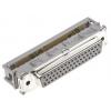 Konektor D-Sub IDC, řada: 8300, rozteč: 2.74mm, počet kontaktů: 50, orientace těla: Pravý úhel, Samice, materiál