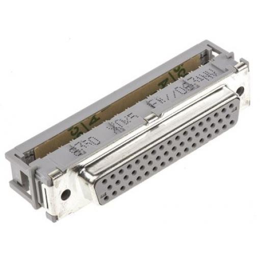 Konektor D-Sub IDC, řada: 8300, rozteč: 2.74mm, počet kontaktů: 50, orientace těla: Pravý úhel, Samice, materiál