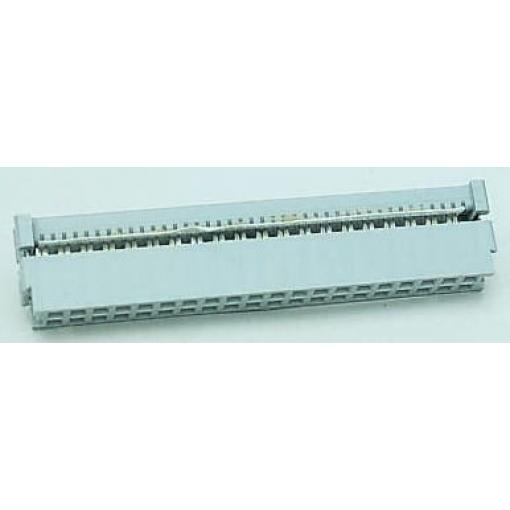 Konektor IDC, řada: 3000, rozteč: 2.54mm, počet kontaktů: 14, počet řad: 2, orientace těla: Pravý úhel, Samice, IDC,