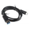Roline Kabel USB Vnější, A: USB typu A, 1 m Vnější, Černá, B: USB typu C