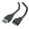 Roline Kabel USB Vnější, A: USB typu A, 800 mm Vnější, Černá, B: Micro USB typ B