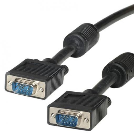Roline, A: Vnější VGA, B: Vnější VGA Kabel VGA 15 m, Černá
