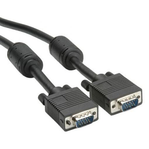 Roline, A: Vnější VGA, B: Vnější VGA Kabel VGA 10 m, Černá