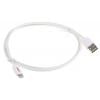 Roline Kabel USB Vnější, A: USB typu A, 1 m Vnější, Bílá, B: Lightning