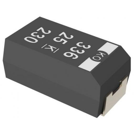 KEMET 100 μF Povrchová montáž 25 V dc