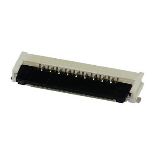 Molex Konektor FPC, řada: 200528, počet kontaktů: 9, počet řad: 1, rozteč: 1 mm Vnější, orientace těla: Pravý úhel,