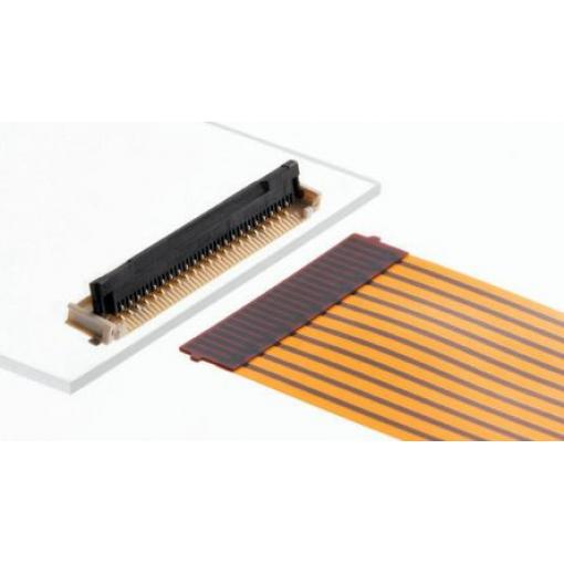 Molex Konektor FPC, řada: 200528, počet kontaktů: 17, počet řad: 1, rozteč: 1 mm Vnější, orientace těla: Pravý úhel,