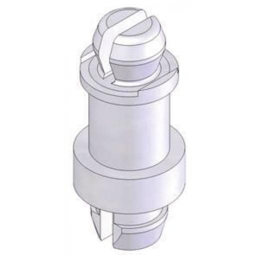 Essentra Sloupek desky plošných spojů MSPE-6-01 výška 9.5 mm výška 16.9 mm Nylon pro 3.9 mm otvor v PCB 4.6 mm