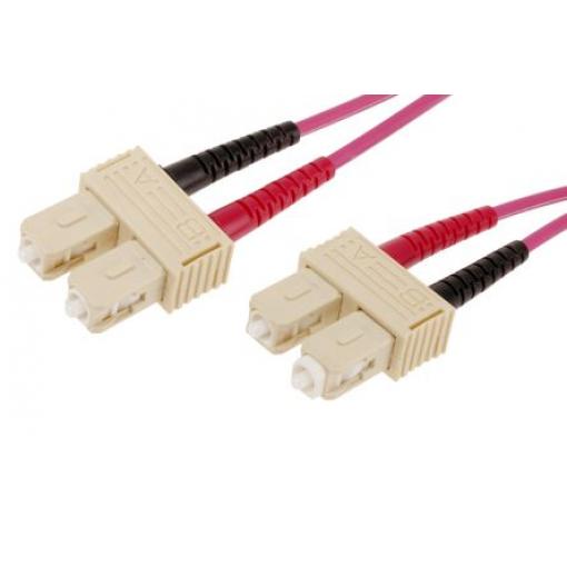 RS PRO Optický kabel 900 μm 2 m Nízko dýmivý bezhalogenový plášť, Fialová, Voda