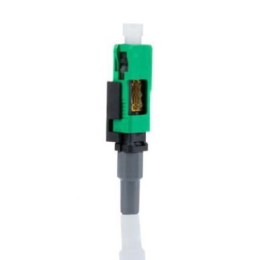 Konektor vláknové optiky, řada: SC, SC APC Jednovidové Simplexní velikost vlákna 9/125 μm ztráta ze zapojení 0.5dB barva