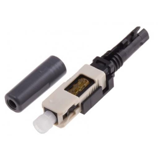Konektor vláknové optiky, řada: SC, SC PC Vícerežimové Simplexní velikost vlákna 62.5/125 μm ztráta ze zapojení 0.5dB