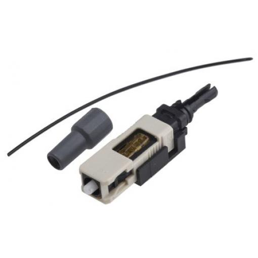 Konektor vláknové optiky, řada: SC, SC PC Vícerežimové Simplexní velikost vlákna 62.5/125 μm ztráta ze zapojení 0.5dB