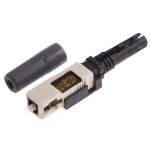 Konektor vláknové optiky, řada: SC, SC PC Vícerežimové Simplexní velikost vlákna 50/125 μm ztráta ze zapojení 0.5dB OM2