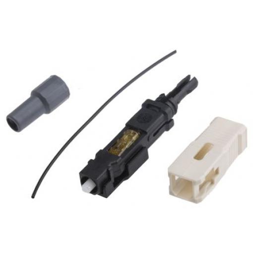 Konektor vláknové optiky, řada: SC, SC PC Vícerežimové Simplexní velikost vlákna 50/125 μm ztráta ze zapojení 0.5dB OM3