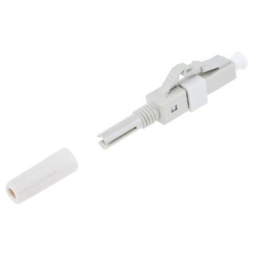 Konektor vláknové optiky, řada: LC, LC PC Vícerežimové Simplexní velikost vlákna 50/125 μm ztráta ze zapojení 0.4dB OM3