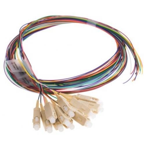 RS PRO Optický kabel 900 μm 2 m Nízko dýmivý bezhalogenový plášť, Voda, Purpurová