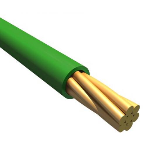 prameny vodičů: 7 Polyvinylchlorid Alpha Wire 1852 GR001