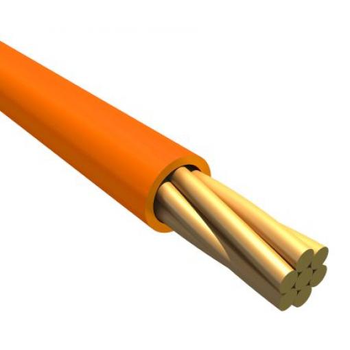 prameny vodičů: 7 Polyvinylchlorid Alpha Wire 3048 OR001