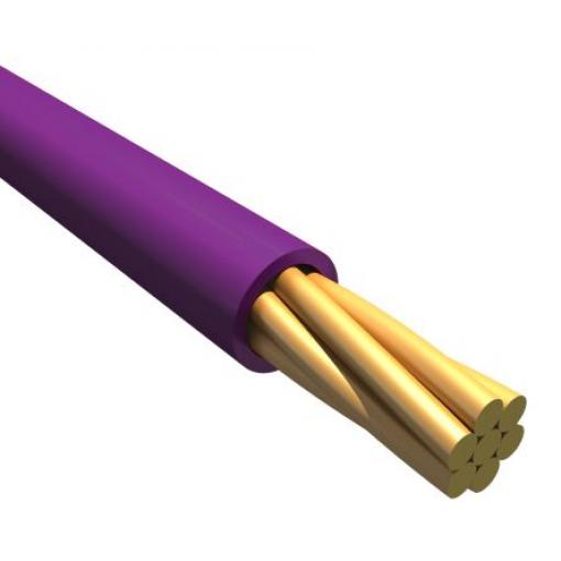 prameny vodičů: 7 Polyvinylchlorid Alpha Wire 3048 VI001