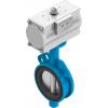 Pneumatický otočný aktuátor DFPD-40-RP-90-RD-F0507, řada: DFPD, max. tlak: 8 bar Festo Dvojčinný, vývrt: 40 mm