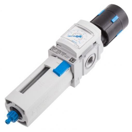 Regulátor s filtrem, řada: MS4 5 μm, přípojka portu: 1/4 in, max. tlak: 14 bar Ruční 1/4 in Festo 529144