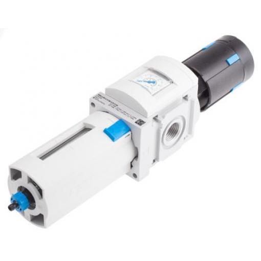 Regulátor s filtrem, řada: MS6 40 μm, přípojka portu: 1/2 in, max. tlak: 12 bar Automatické 1/2 in Festo 529182