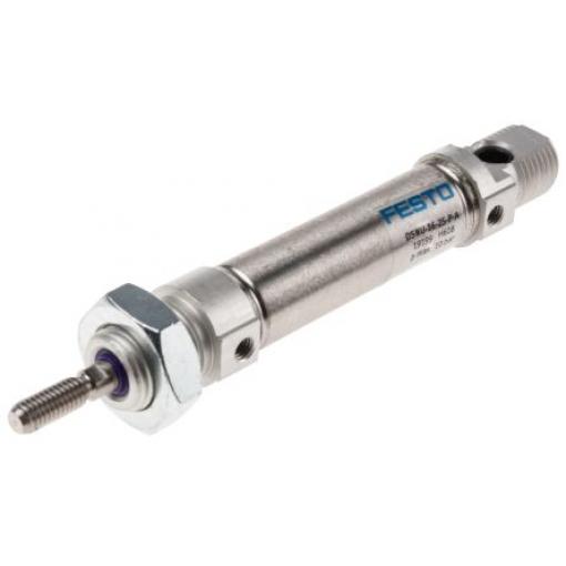 Pneumatický válec, délka: 25 mm, řada: DSNU Dvojčinný DSNU-16-25-P-A Festo